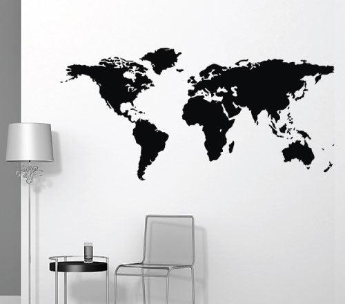 World Map Wall Sticker