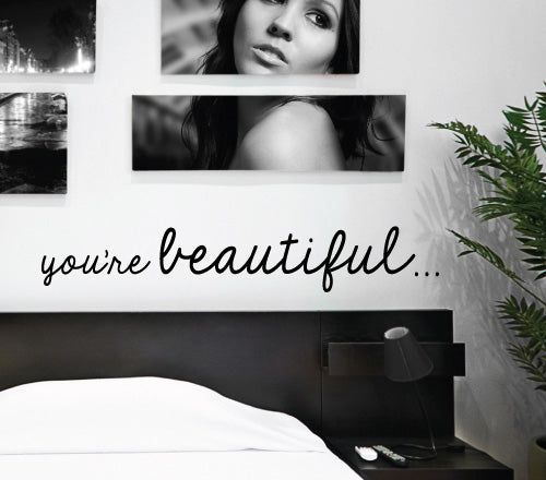 You Are Beautiful Wall Sticker