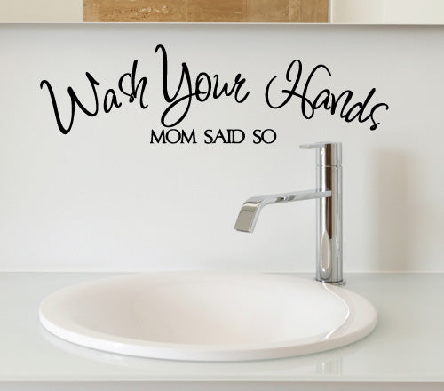 Wash Your Hand Wall Sticker