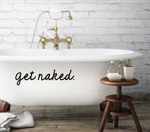 Get Naked Wall Sticker