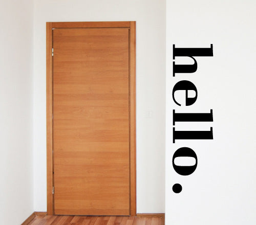 Hello. Wall Sticker
