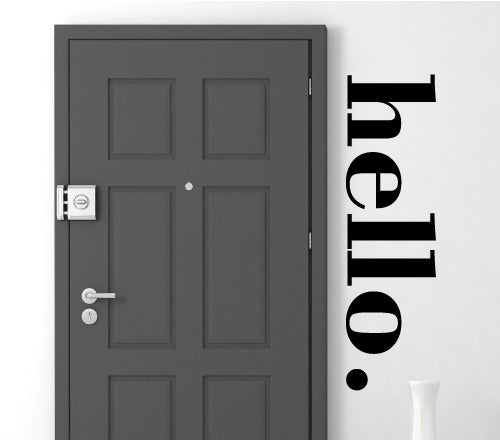 Hello. Wall Sticker
