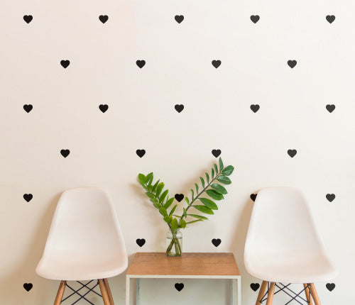 Pattern Heart (Set Of 50) Wall Sticker