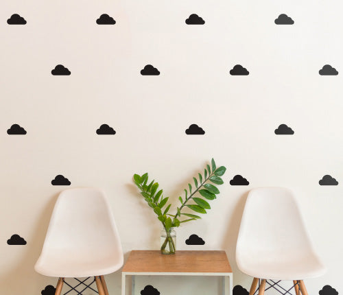 Pattern Cloud (Set Of 30) Wall Sticker