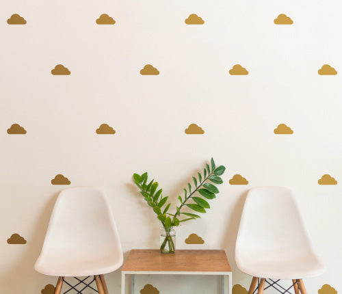 Pattern Cloud (Set Of 30) Wall Sticker