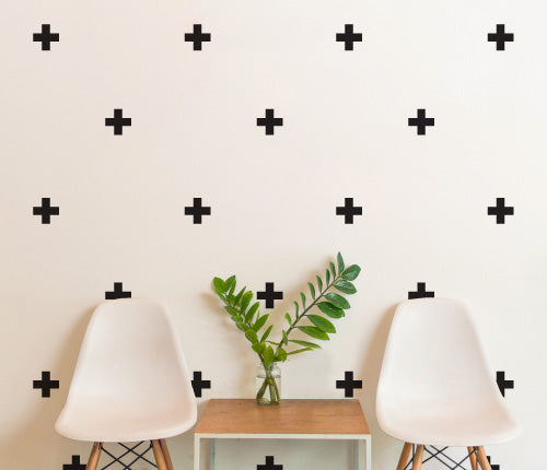 Pattern Cross (Set Of 28) Wall Sticker — Sticker Collective