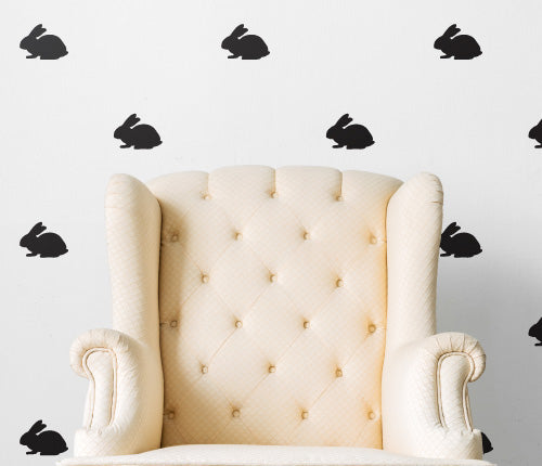 Pattern Rabbit (Set Of 22) Wall Sticker