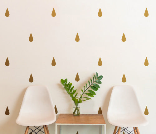 Pattern Rain (Set Of 48) Wall Sticker