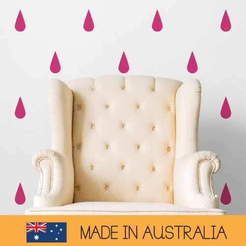 Pattern Rain (Set Of 48) Wall Sticker