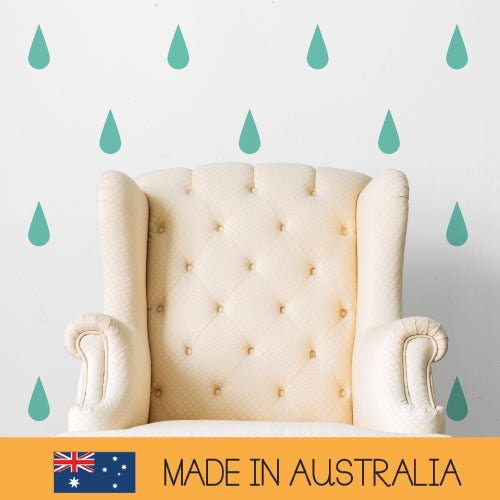 Pattern Rain (Set Of 48) Wall Sticker