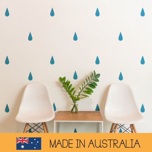 Pattern Rain (Set Of 48) Wall Sticker