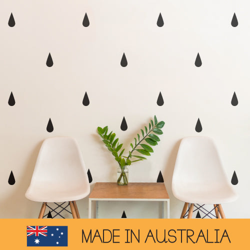 Pattern Rain (Set Of 48) Wall Sticker