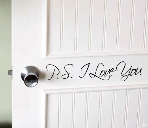 P.S. I Love You Wall Sticker