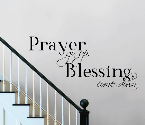 Prayer Go Up Wall Sticker