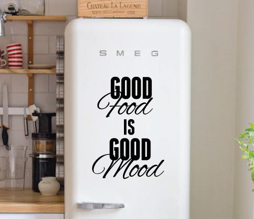 Good Food Is Good Mood Wall Sticker