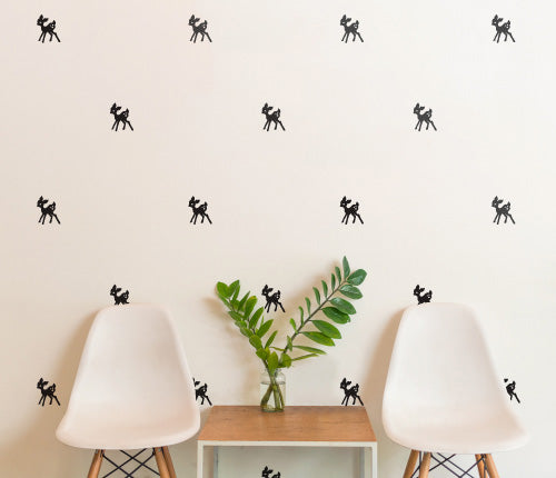 Pattern Deers (Set Of 30) Wall Sticker