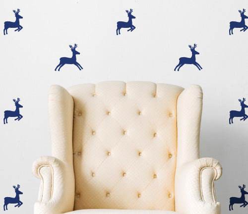 Pattern Deer (Set Of 24) Wall Sticker