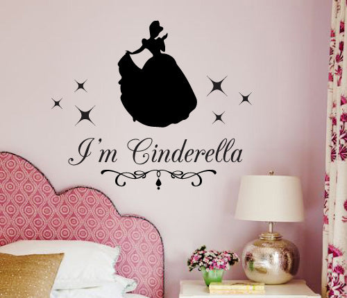 I'M Cinderella Wall Sticker