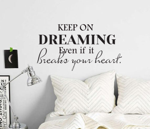 Keep On Dreaming Wall Sticker