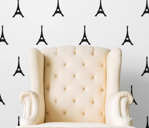 Pattern Eiffel Lover (Set Of 32) Wall Sticker