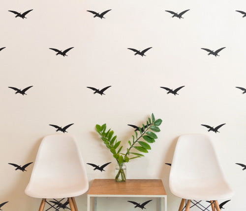 Pattern Dinosaurs Pteranodon (Set Of 19) Wall Sticker