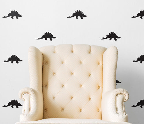 Pattern Dinosaurs Stegosaurus (Set Of 24) Wall Sticker