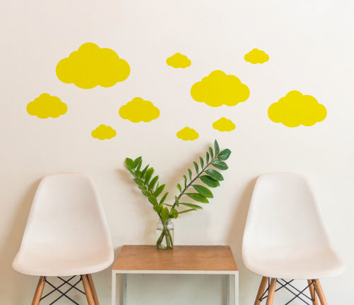 Pattern Rhythm Of Cloud (Set Of 10) Wall Sticker