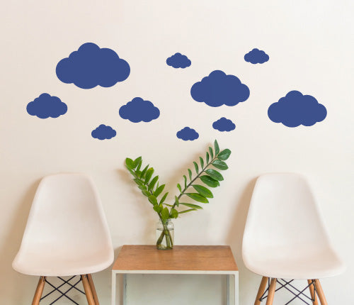 Pattern Rhythm Of Cloud (Set Of 10) Wall Sticker