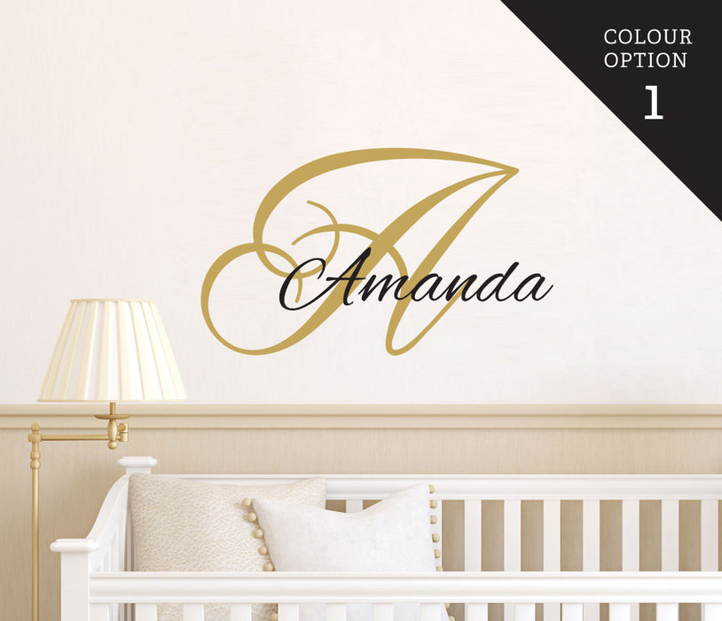 Custom Name Alphabet Wall Sticker