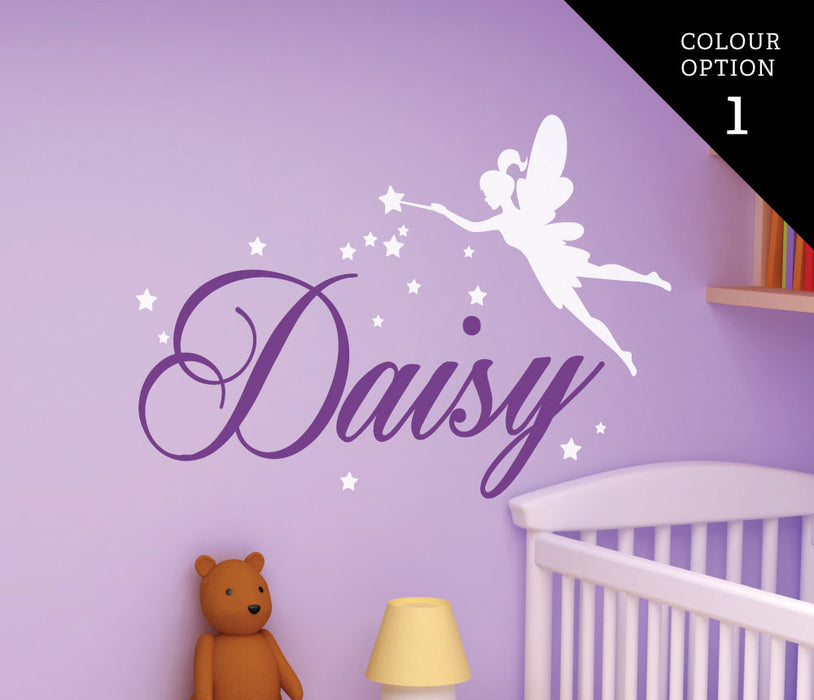 Custom Name Fairy Wall Sticker