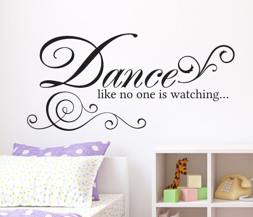 Dance Like Nobody Wall Sticker