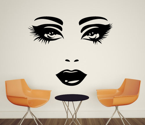 Sexy Face Wall Sticker