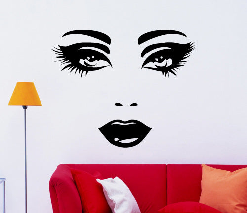 Sexy Face Wall Sticker