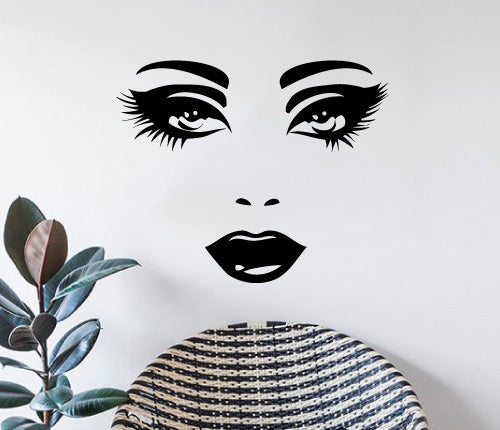 Sexy Face Wall Sticker