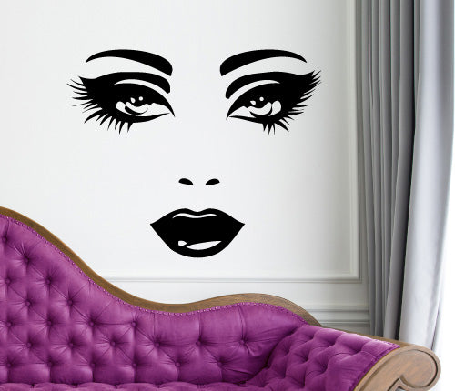 Sexy Face Wall Sticker