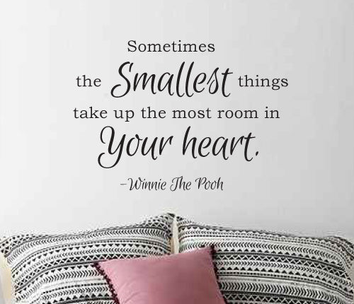 The Smallest Things Take Your Heart Wall Sticker
