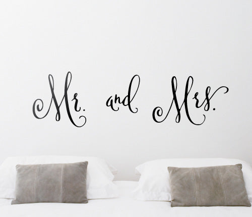 Ms & Mrs Wall Sticker