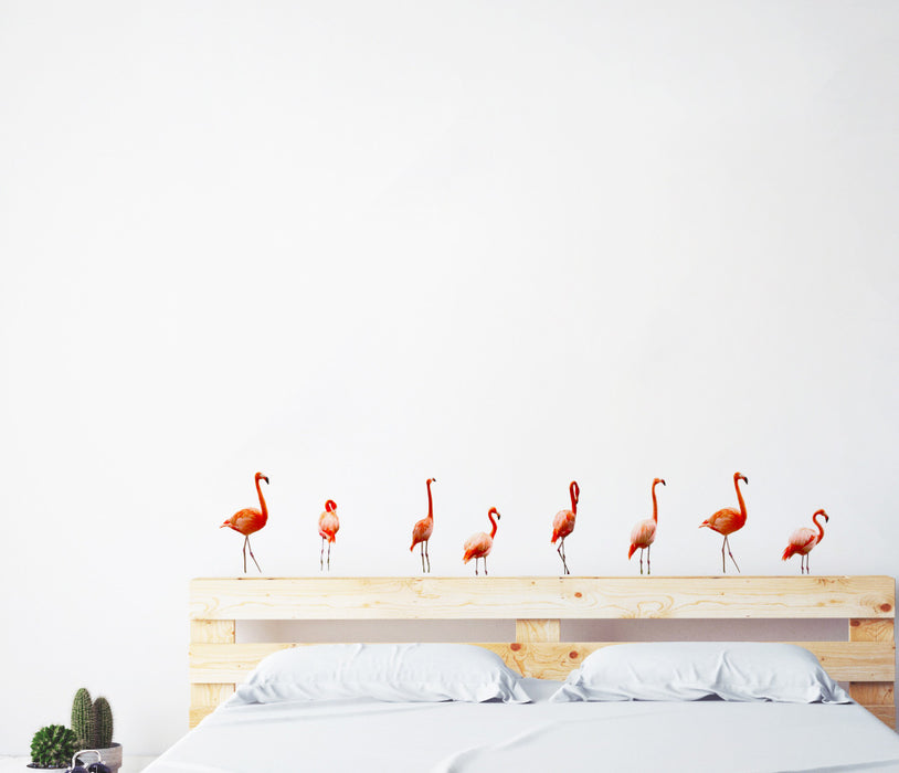 Set Of 10 Flamingo Wall Sticker