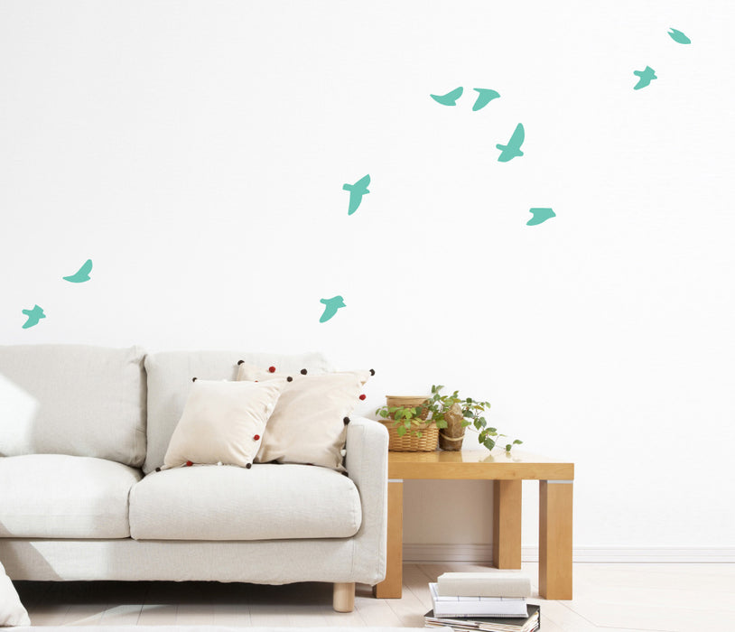 Flock Of Birds (Set Of 10) Wall Sticker