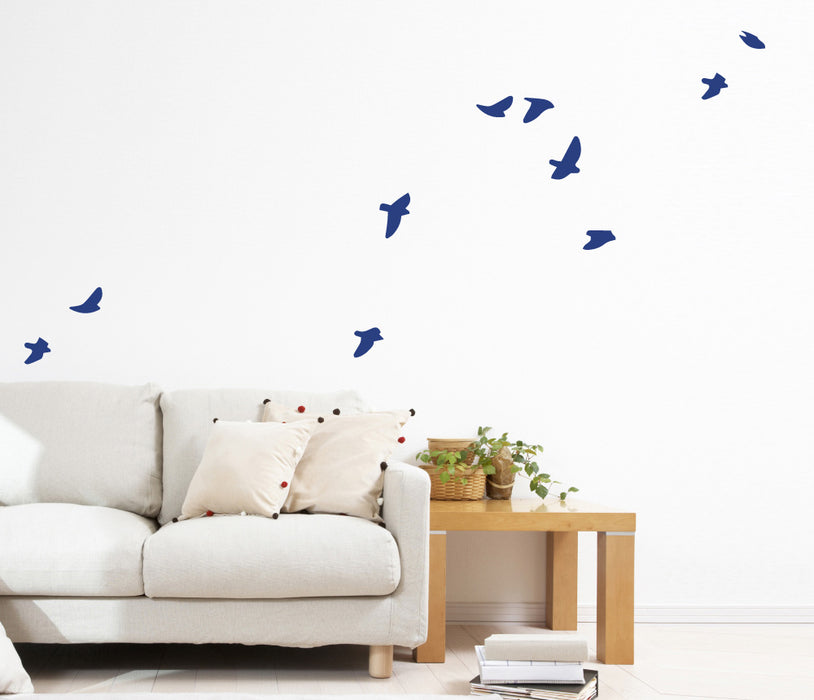 Flock Of Birds (Set Of 10) Wall Sticker