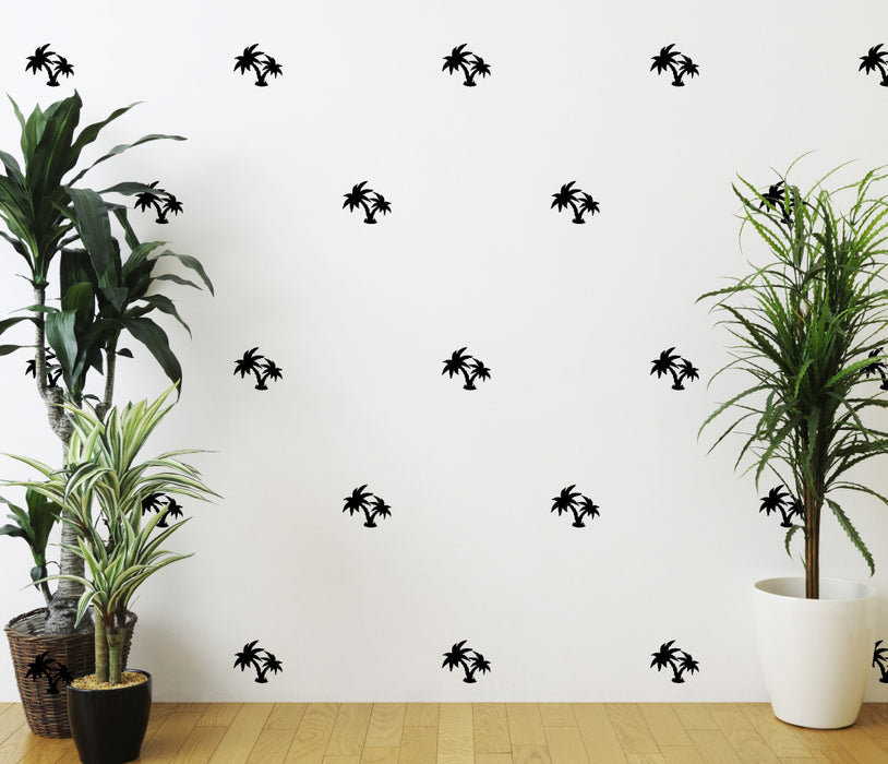 Pattern Palm Trees (Set Of 24) Wall Sticker