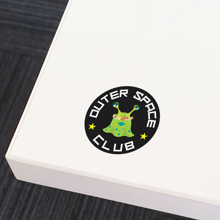 Outer Space Club Sticker Decal