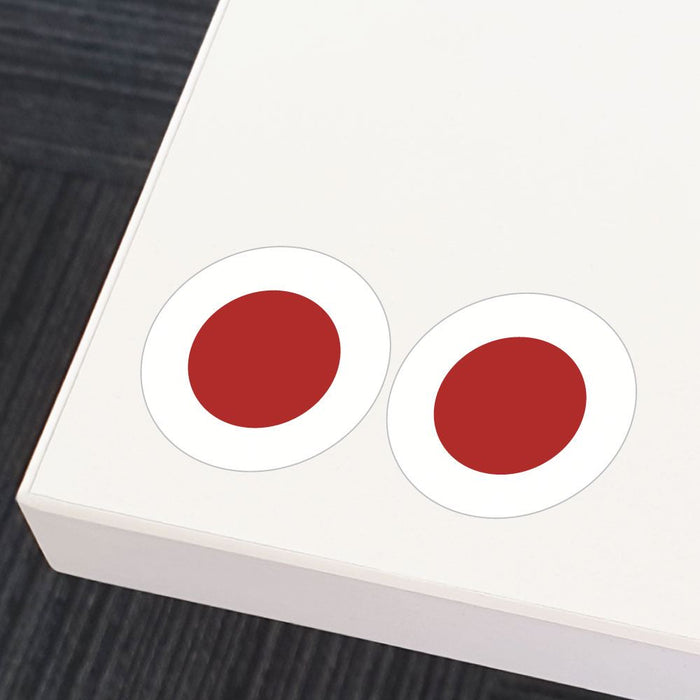 Japan Flag X2 Sticker Decal