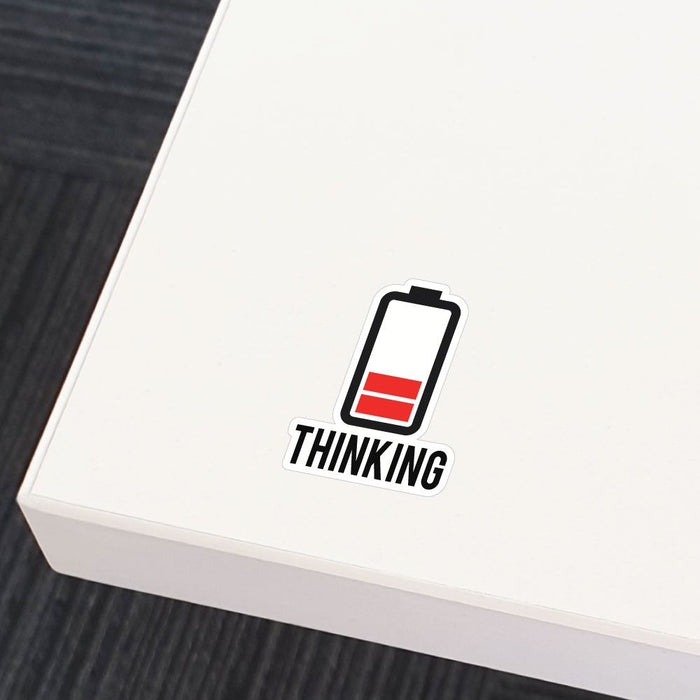 Thinking Loading Sticker Thinking Sticker Decal | Geek Stickers - Sticker Collective