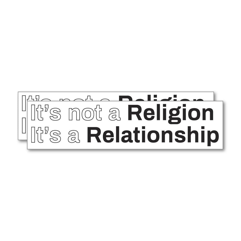 2X Relationship Sticker Decal | Religion Stickers - Sticker Collective