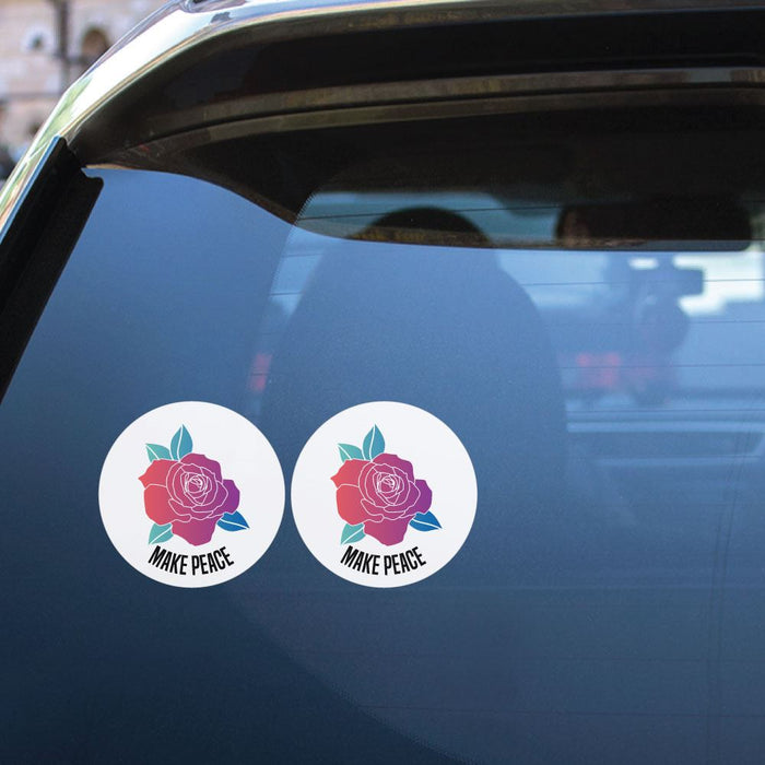 2X Make Peace Sticker Decal