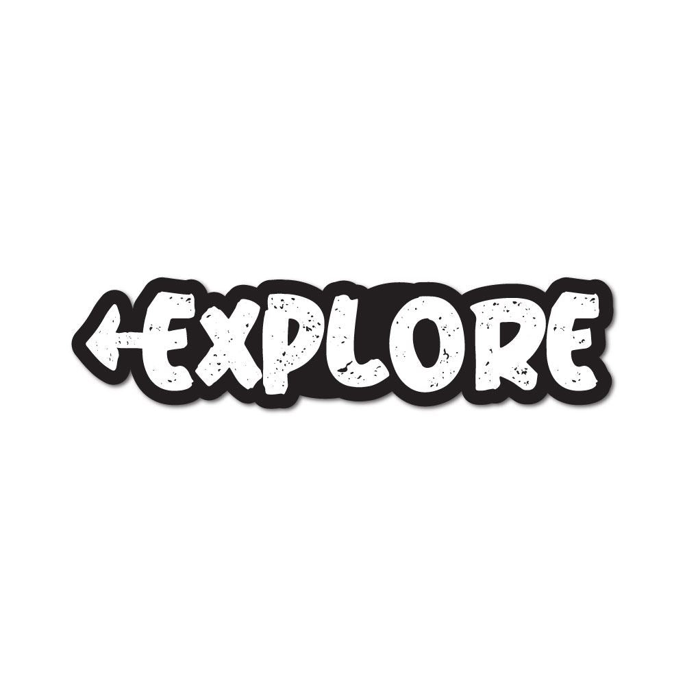 Explorer Icon Sticker Explore Sticker Decal | Travel Stickers - Sticker Collective