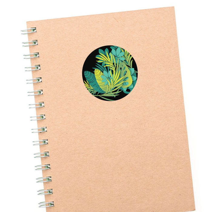 Green Leaves Sticker Decal