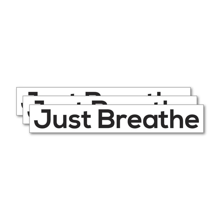3X Just Breathe Sticker Decal