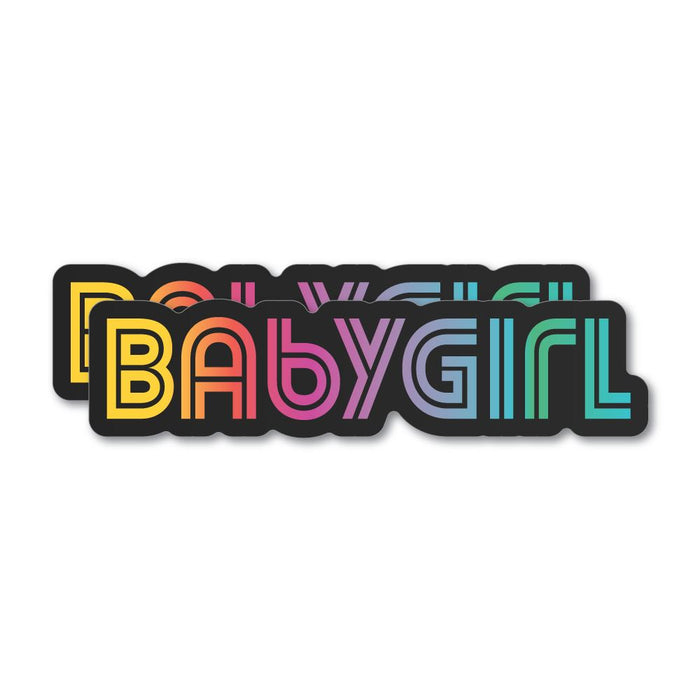 2X Babygirl Sticker Decal